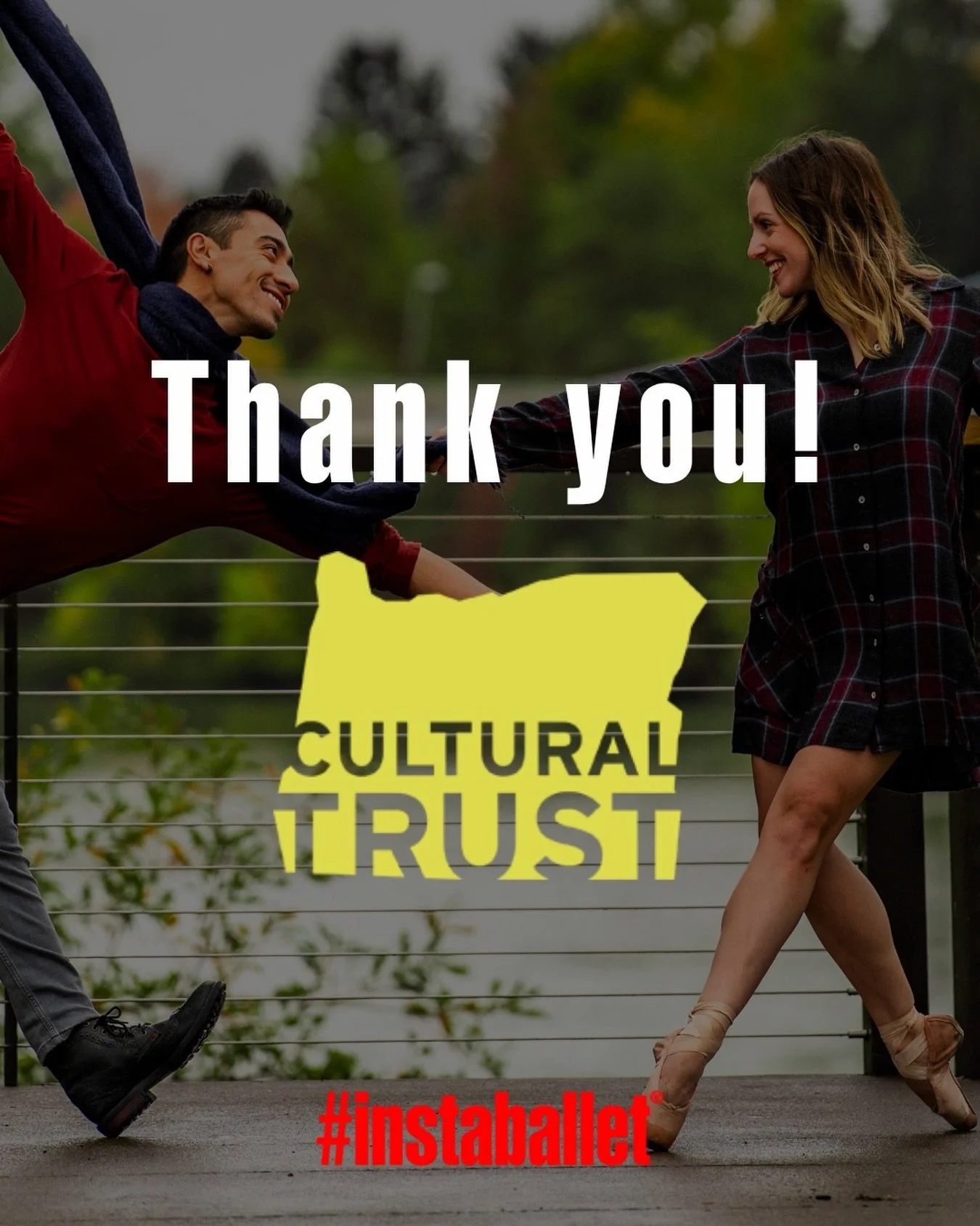 🎉 We have MORE exciting news to celebrate!

Thank you to the Oregon Cultural Trust for awarding #instaballet $15,055 to support our Life Skills Outreach Collaboration with Lane Education Service District! 💜

This funding will help us bring 10 free,
