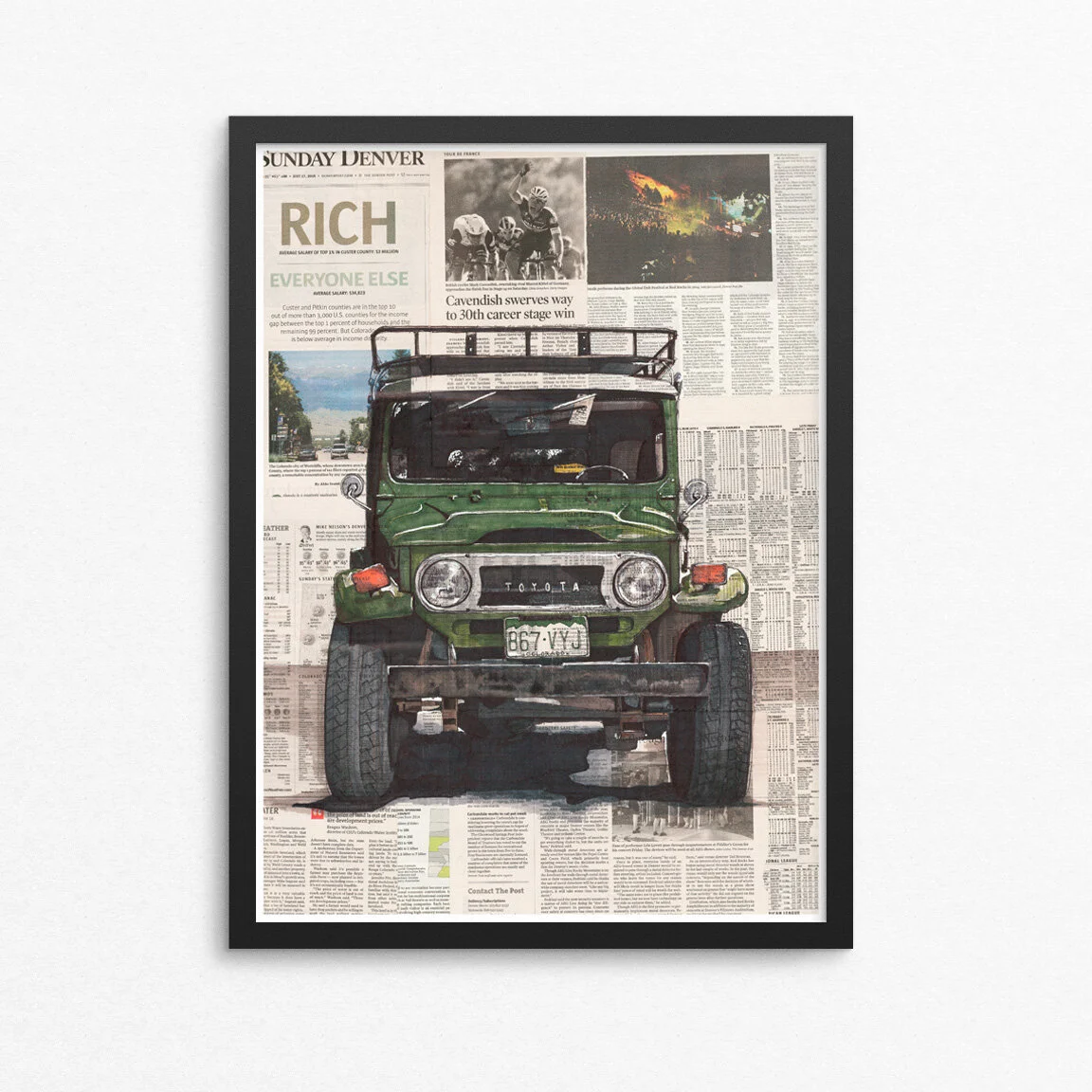 FJ40 No1 Framed Fine Art Print 18x24.jpg