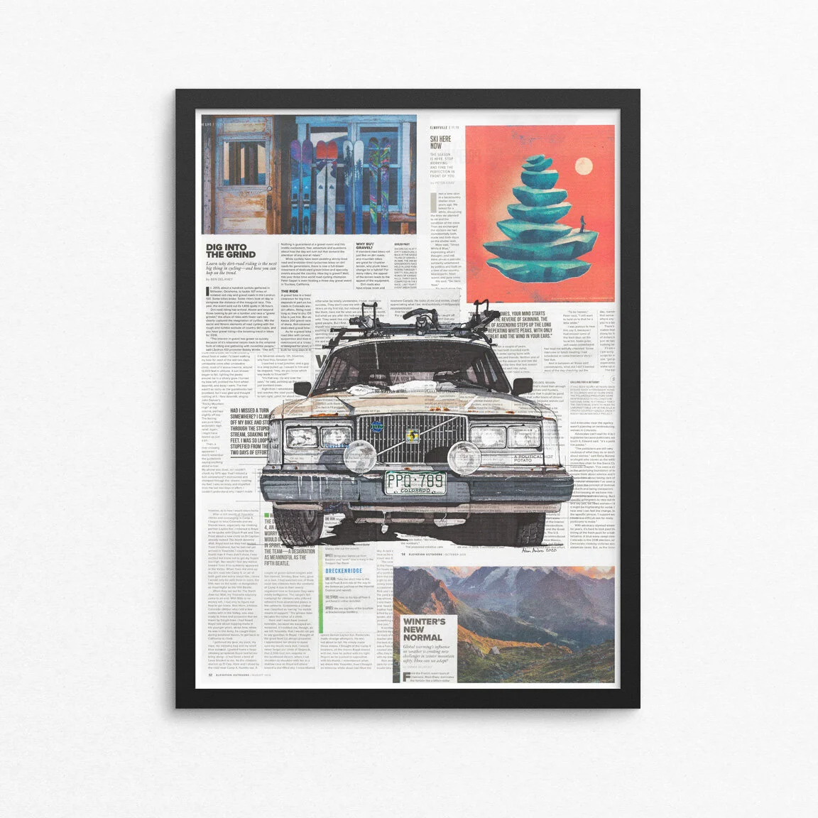 Volvo No1 Framed Fine Art Print 18x24.jpg
