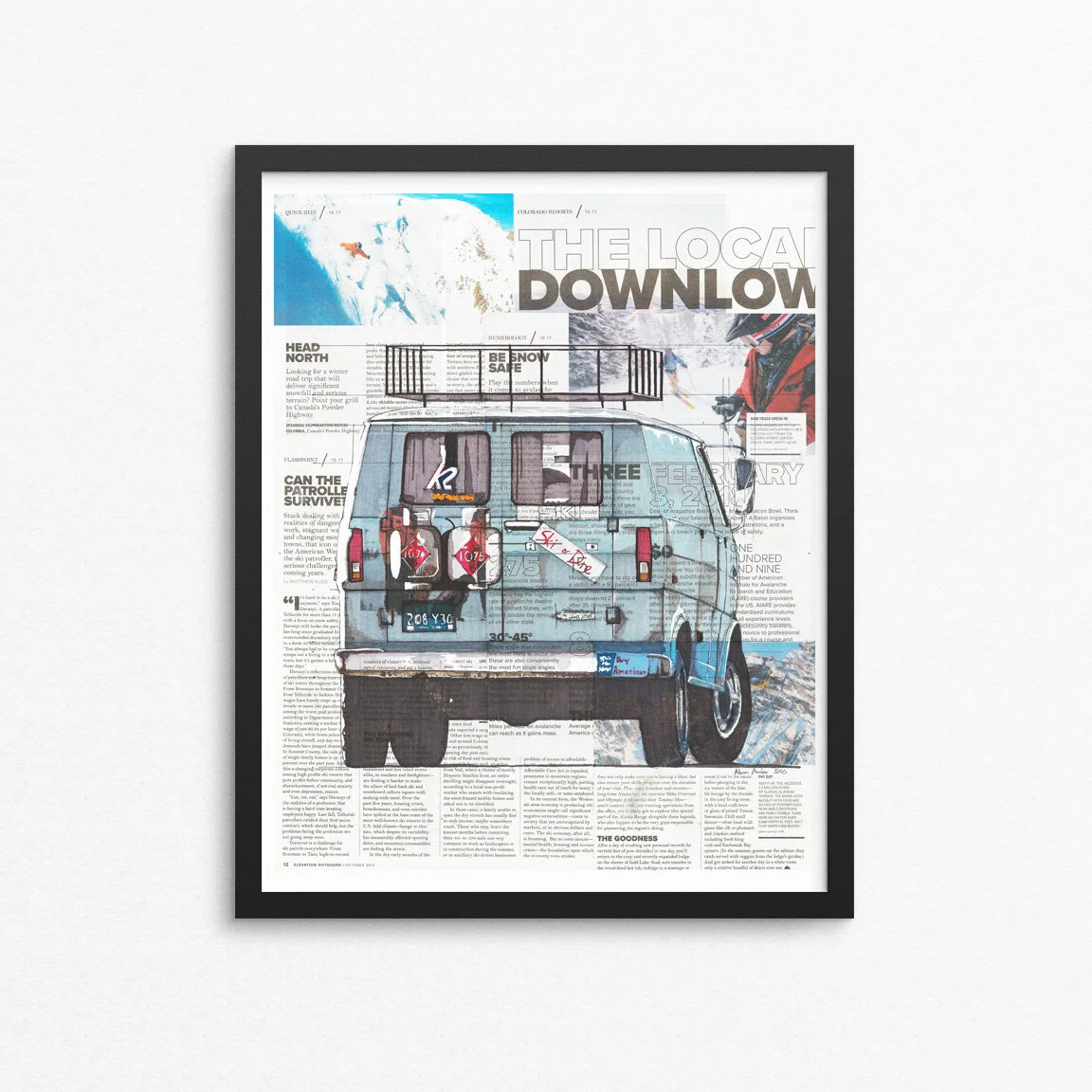 Campervan No4 Framed Fine Art Print 16x20.jpg