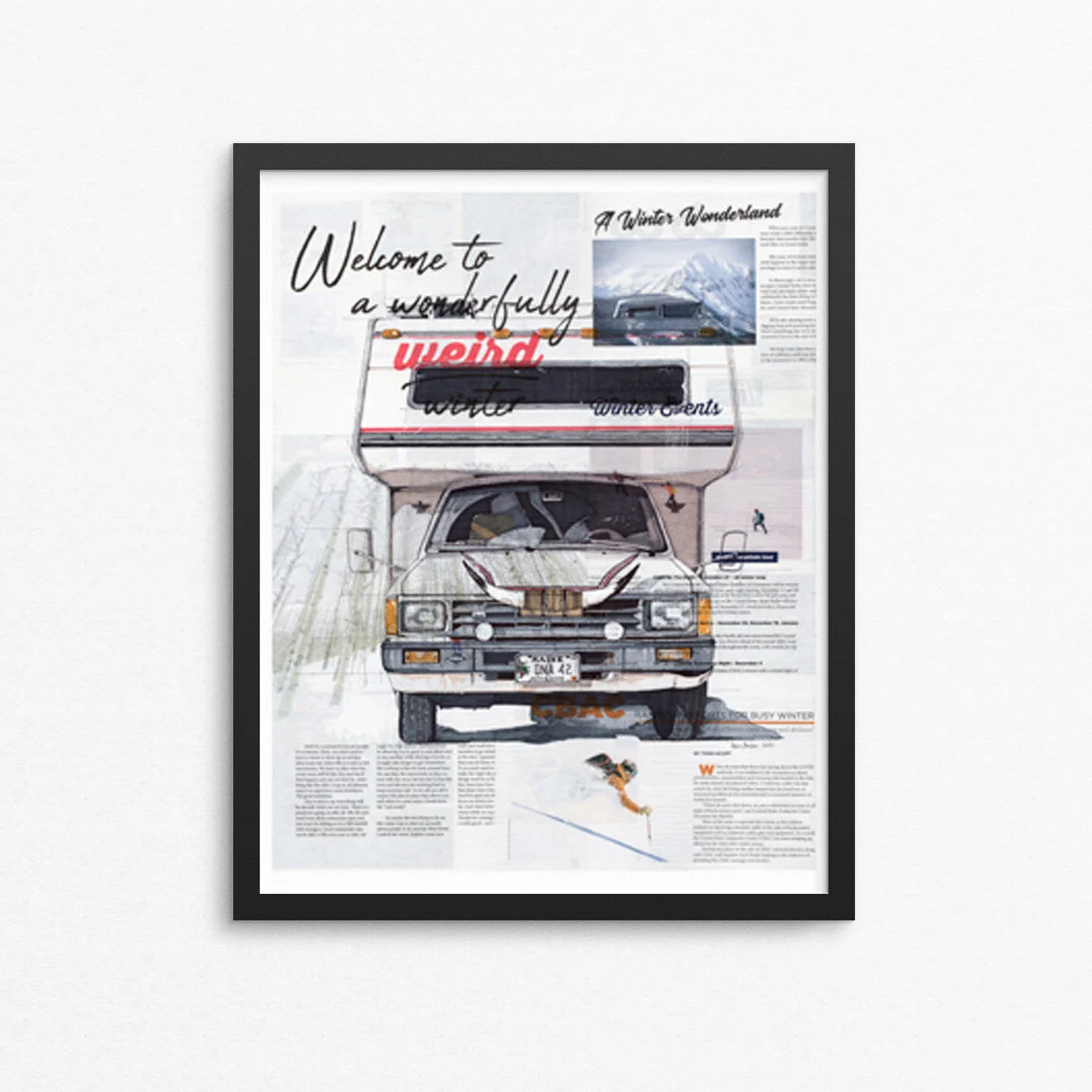 Camper No5 Framed Fine Art Print 16x20.jpg
