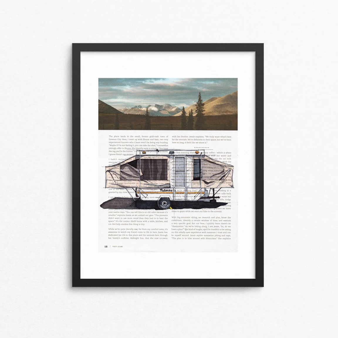 Camper No6 Framed Fine Art Print 11x14.jpg