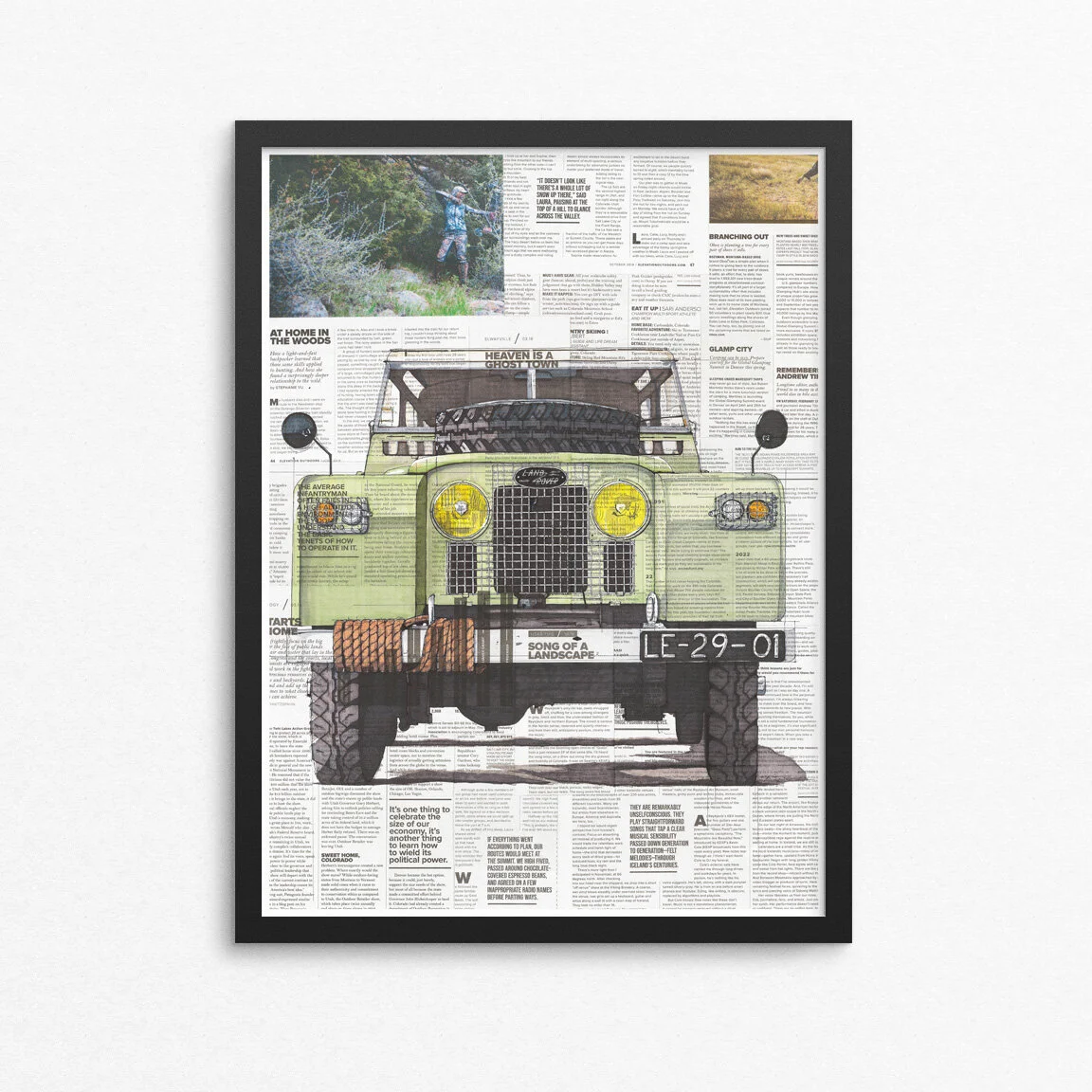 Land Rover No2 Framed Fine Art Print 18x24.jpg