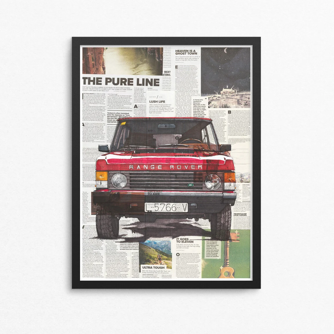 Range Rover No1 Framed Fine Art Print 18x24.jpg