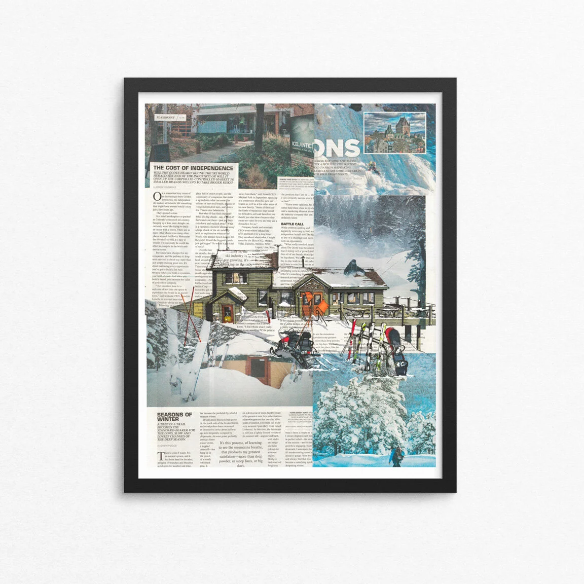 Ski Lodge No1 Framed Fine Art Print 16x20.jpg