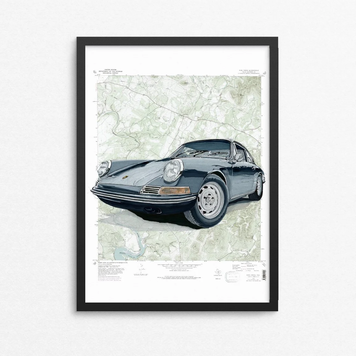 Porsche No2 16x20 Framed.jpg