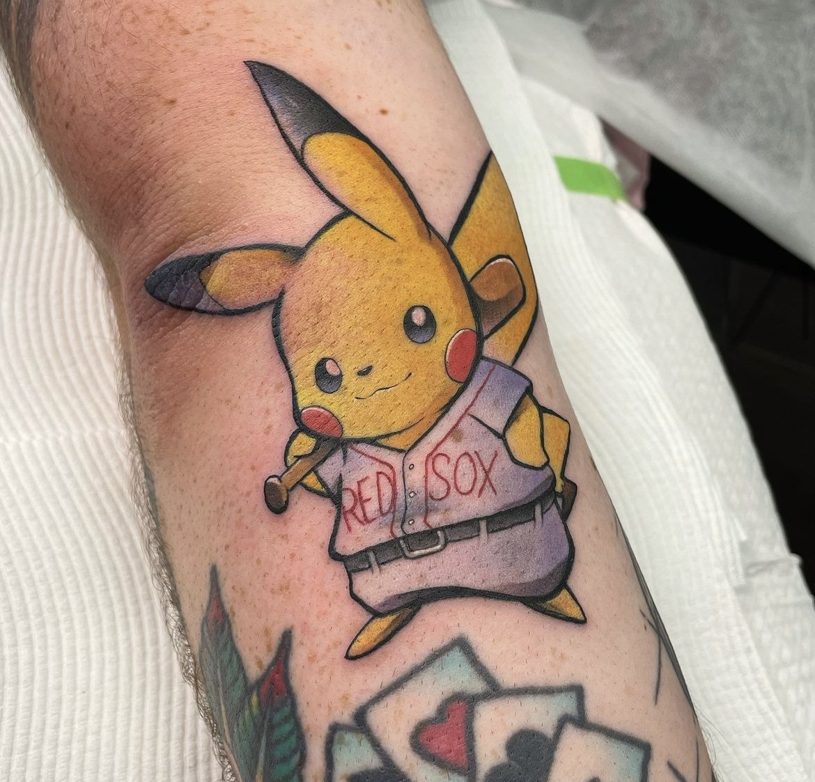 Pin by Sharifa Mahmud on Tattoos | Pokemon tattoo, Pikachu tattoo, Anime  tattoos