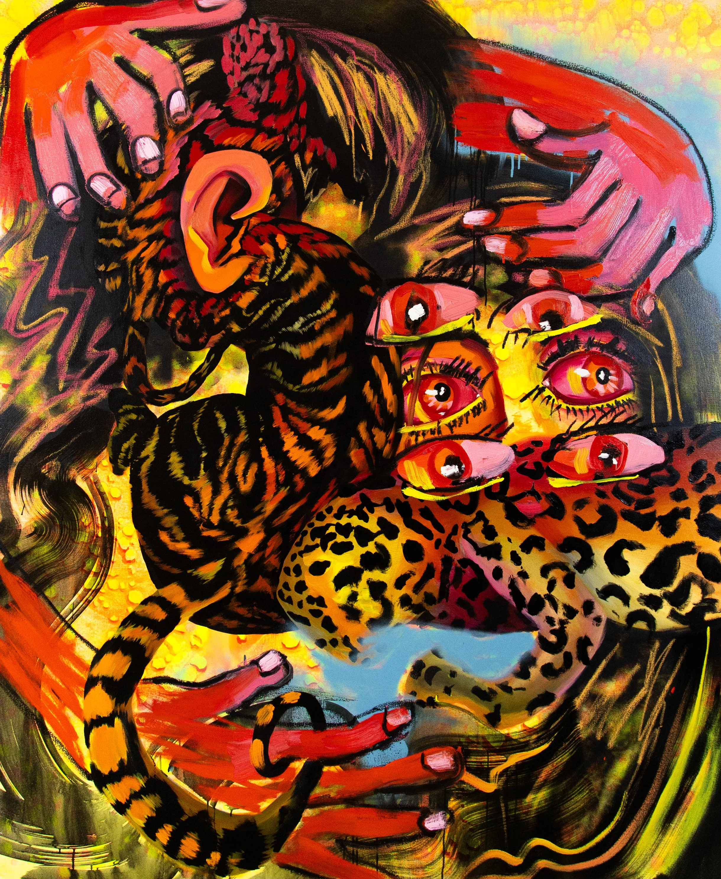  Natalie Westbrook  Whispering Bells, 2025  oil and acrylic on canvas 