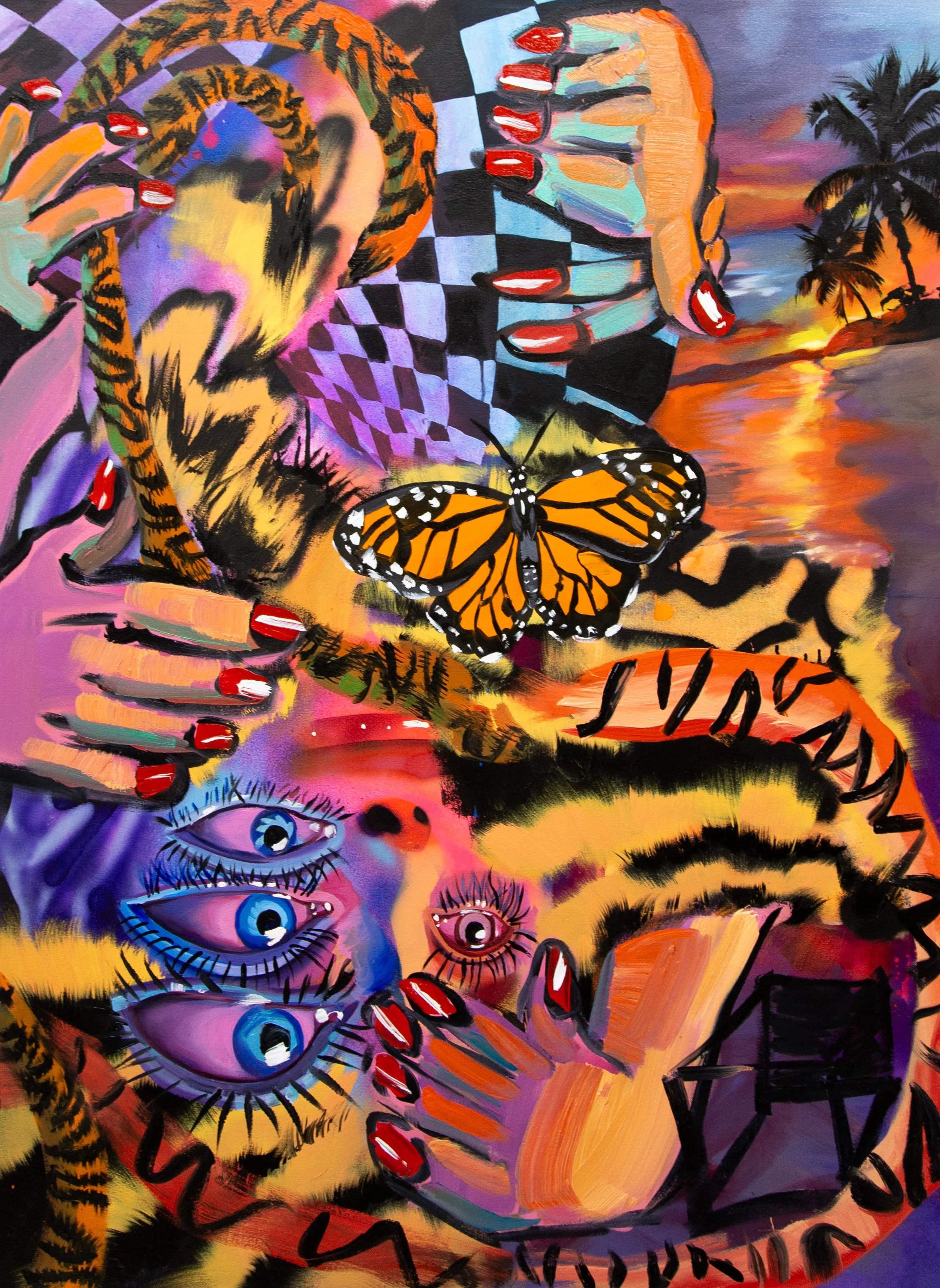  Natalie Westbrook  Outage, 2025  oil and acrylic on canvas 