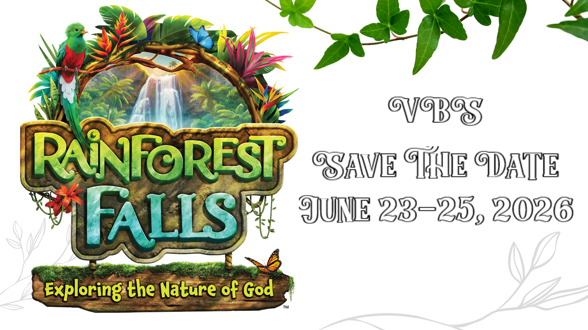 VBS 2026 "Rainforest Falls"