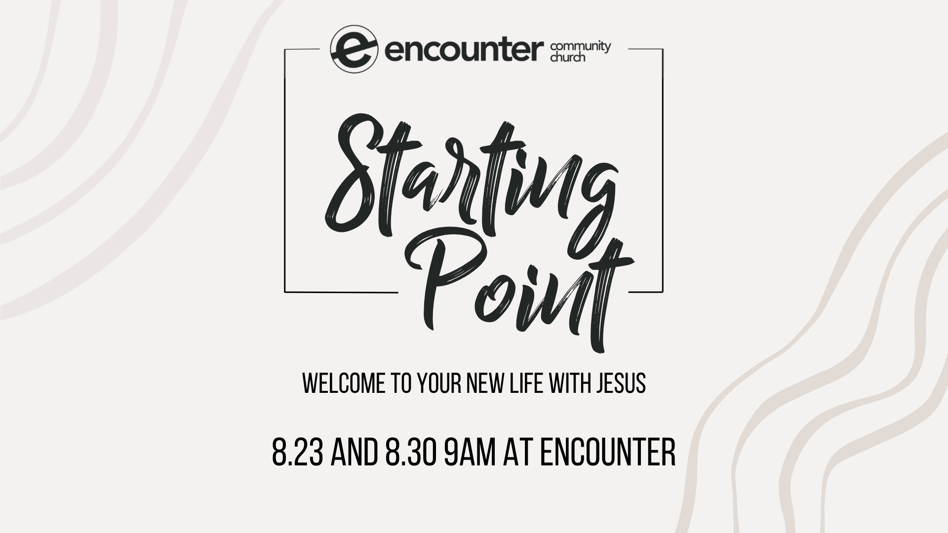 Starting Point (Wk 1)