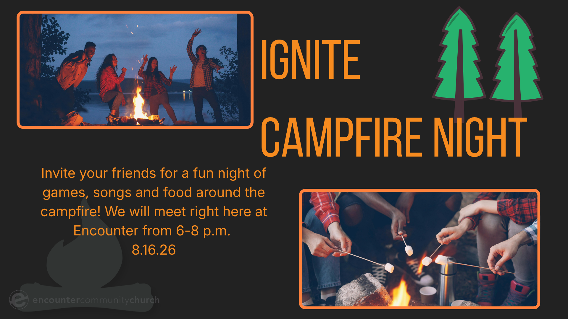 Ignite Students Ministries Campfire Night