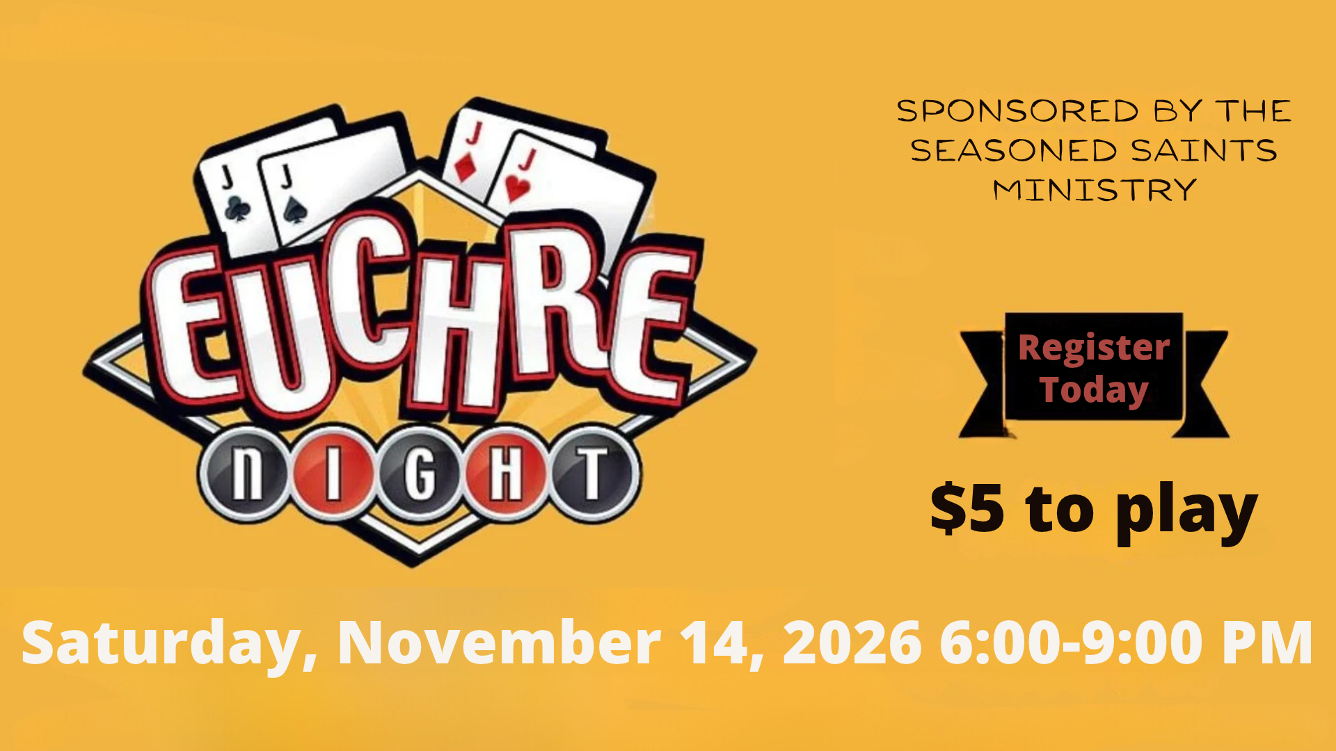Euchre Tournament 