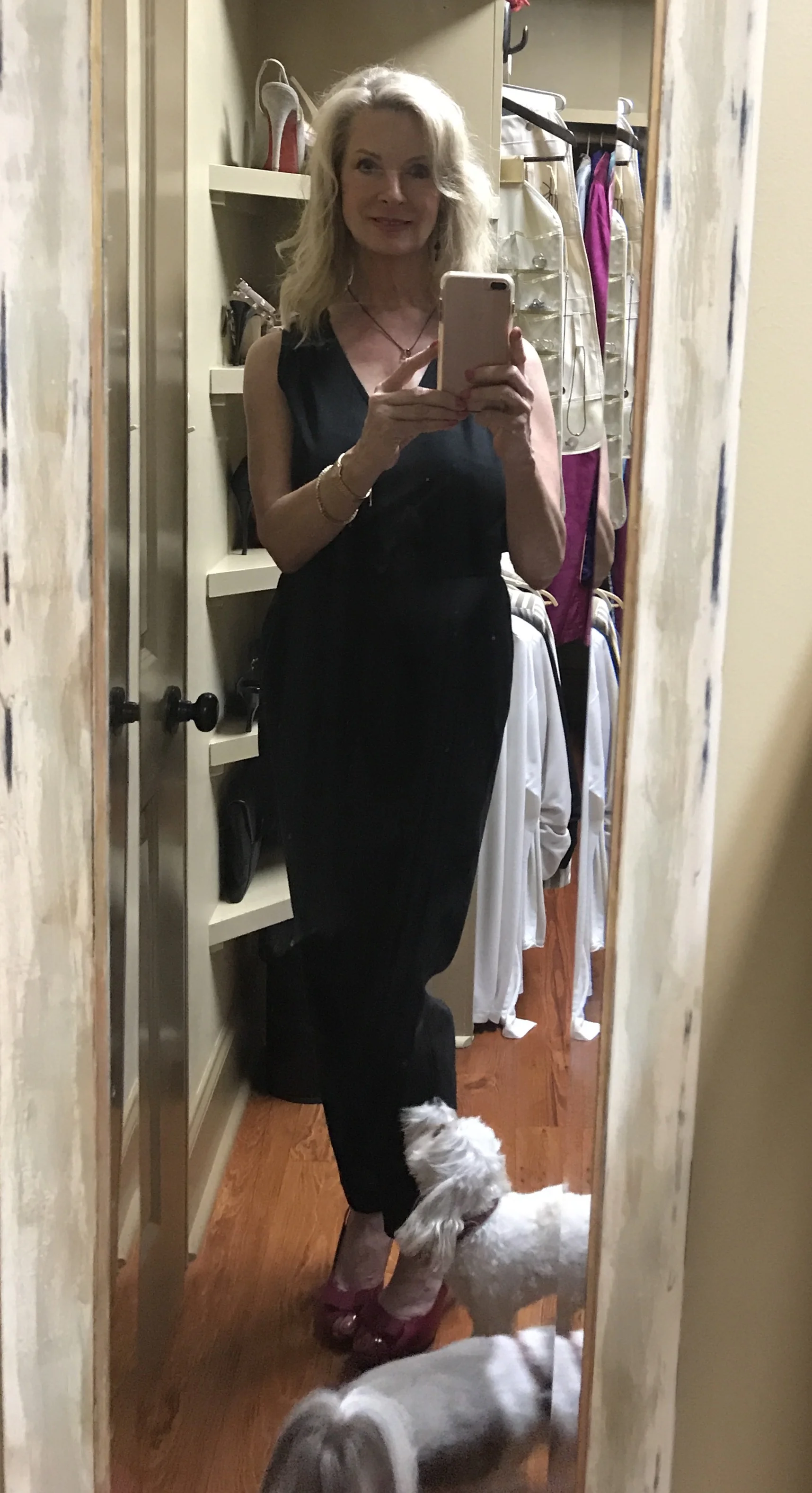 Loving our new dressing mirror...puppies too!