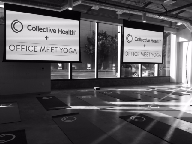 Community Yoga at Collective Health in support of Lyon-Martin Health Services