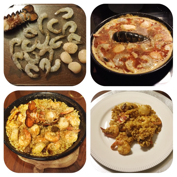 Homemade Seafood Paella!