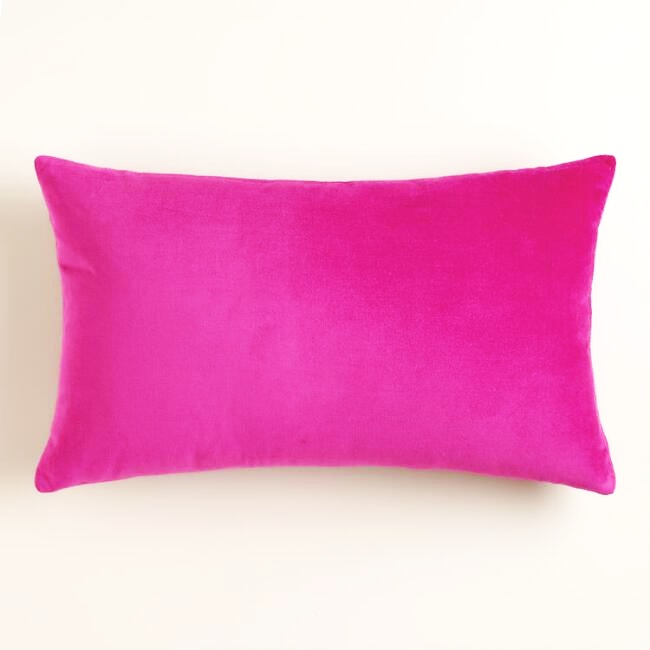Wilmington Nc Event Als, Hot Pink Lumbar Outdoor Pillows