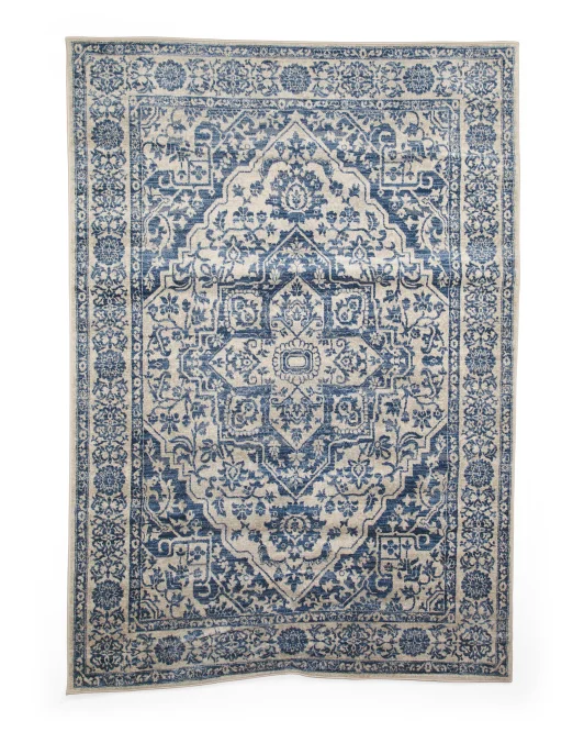 Ginger Blue Rug- Rectangular 5x7
