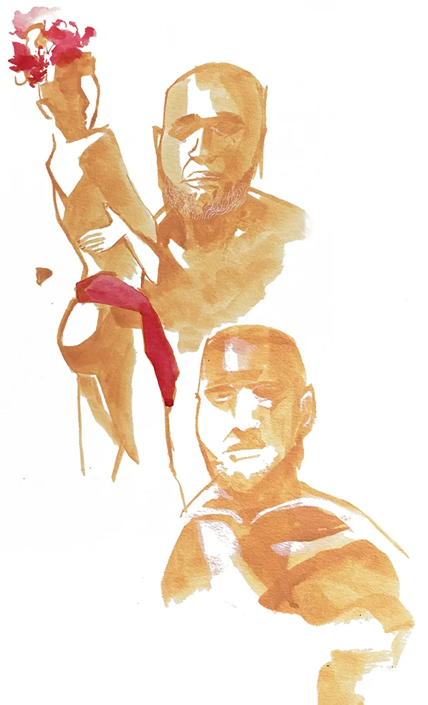   drawing by Linda Shi  