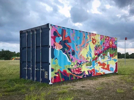 Thomas Tran's mural for Alief Art House
