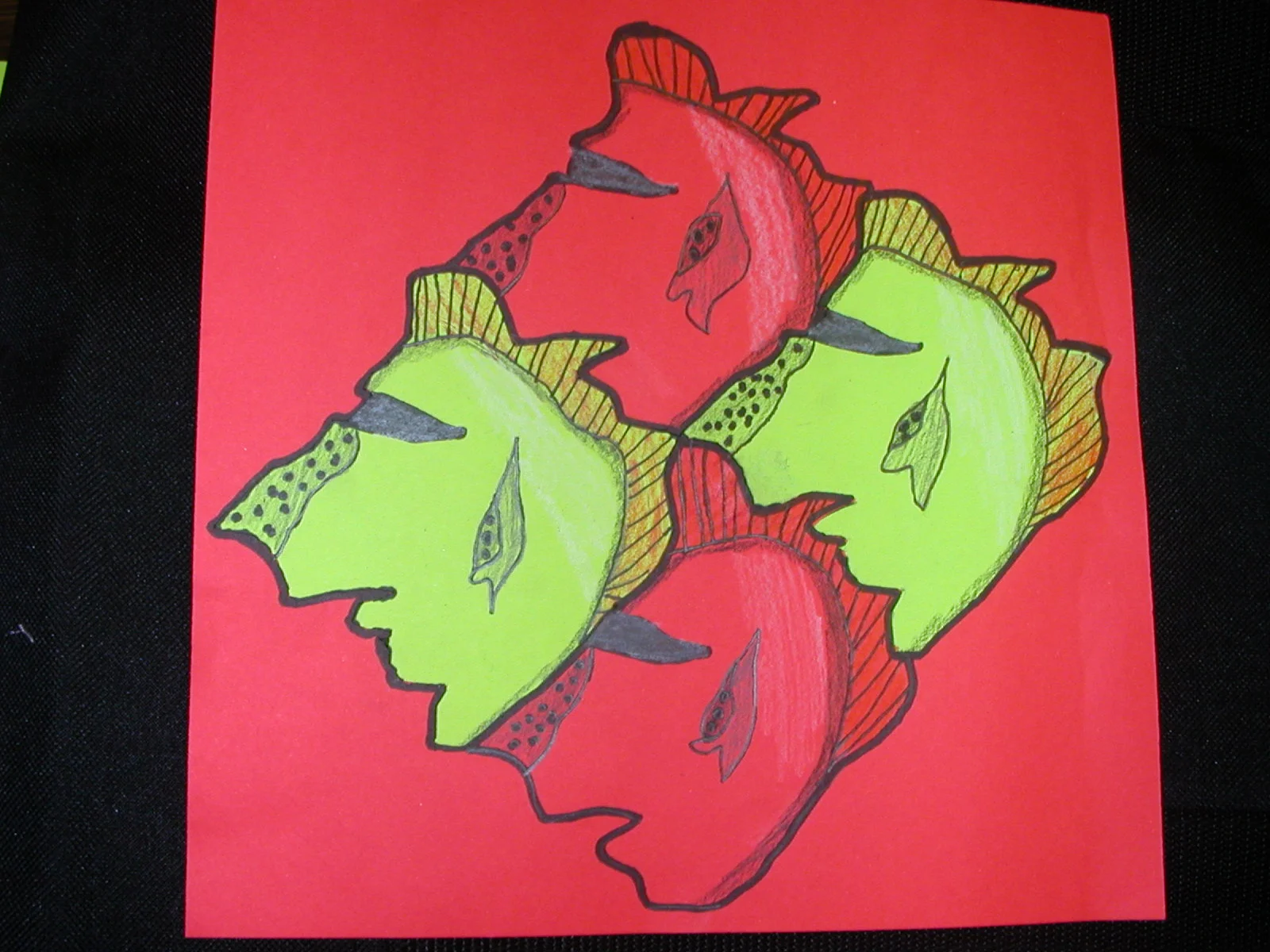 Age 7, MC Escher Tessellation.jpg