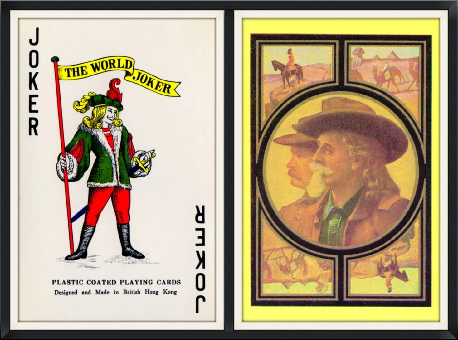 Joker - Buffalo Bill's Wild West & Pawnee Bill's Great Far East - Playing Card