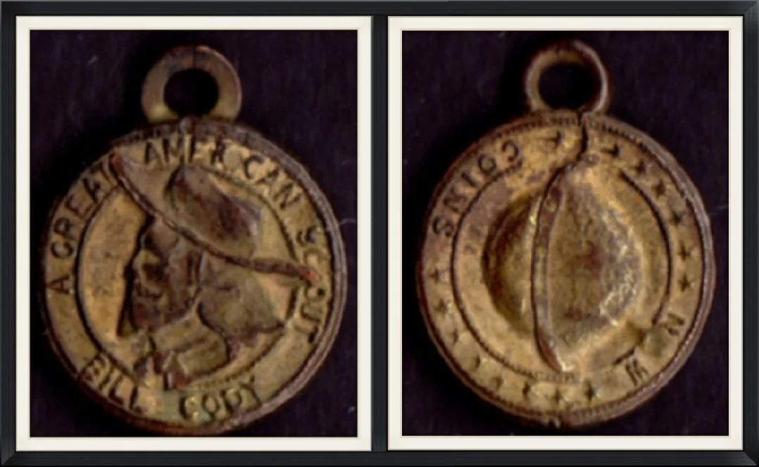 Bill Cody, A Great American Scout - Collector, Necklace Coin