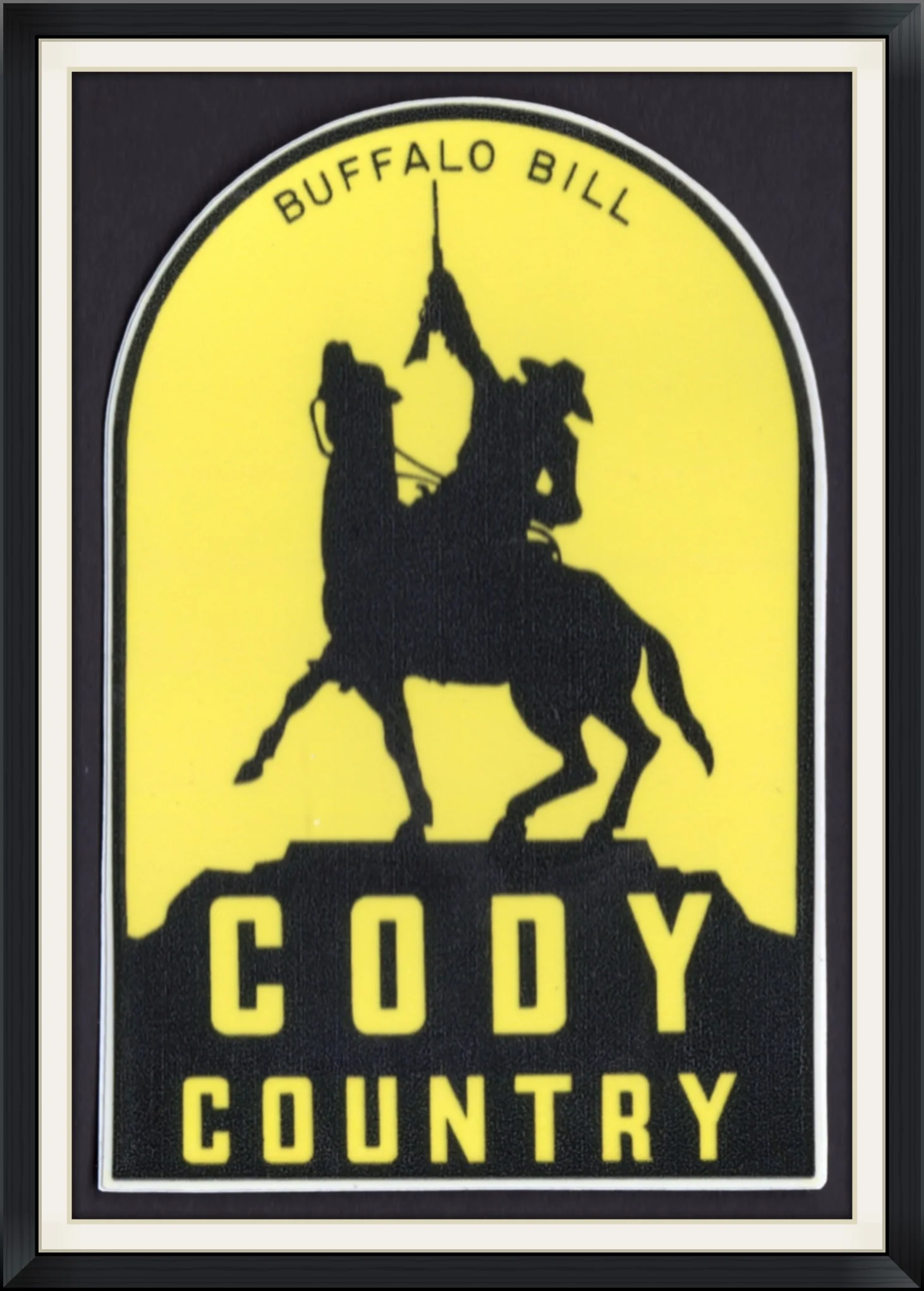 Buffalo Bill - Cody Country - Made by Arlon - Travel, Souvenir Decal/Sticker