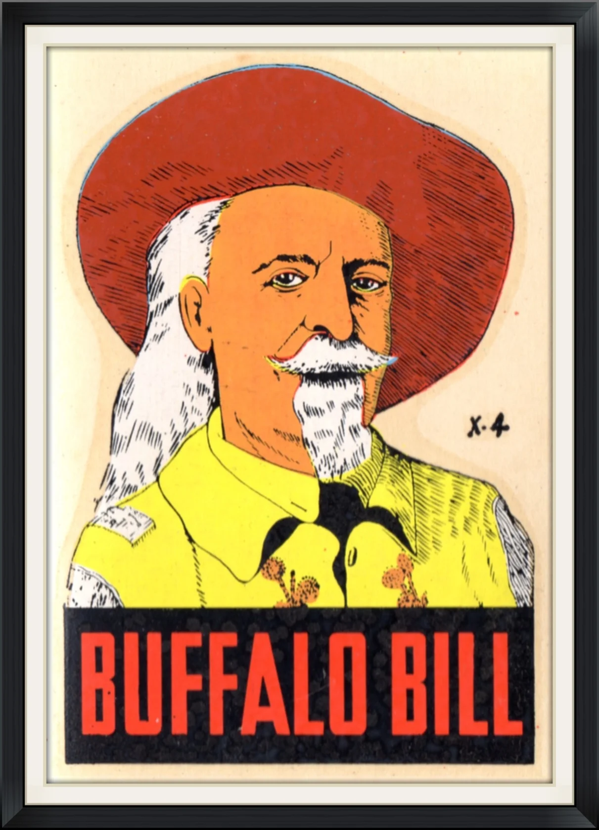 Buffalo Bill - X-4 - Travel, Souvenir Decal/Sticker
