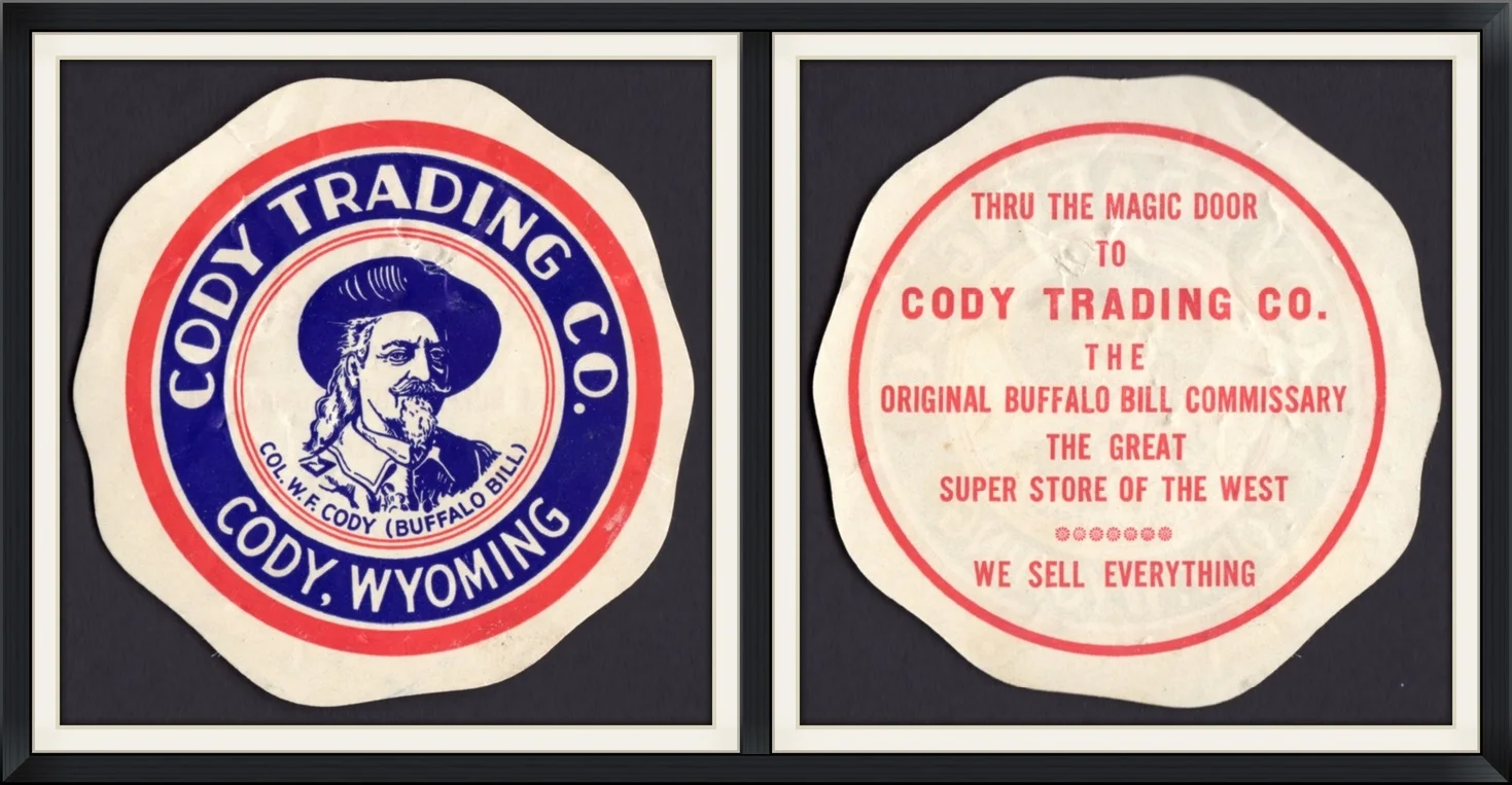 Cody Trading Co. - Cody, Wyoming - Col. W. F. Cody (Buffalo Bill) - Travel, Souvenir Decal/Sticker