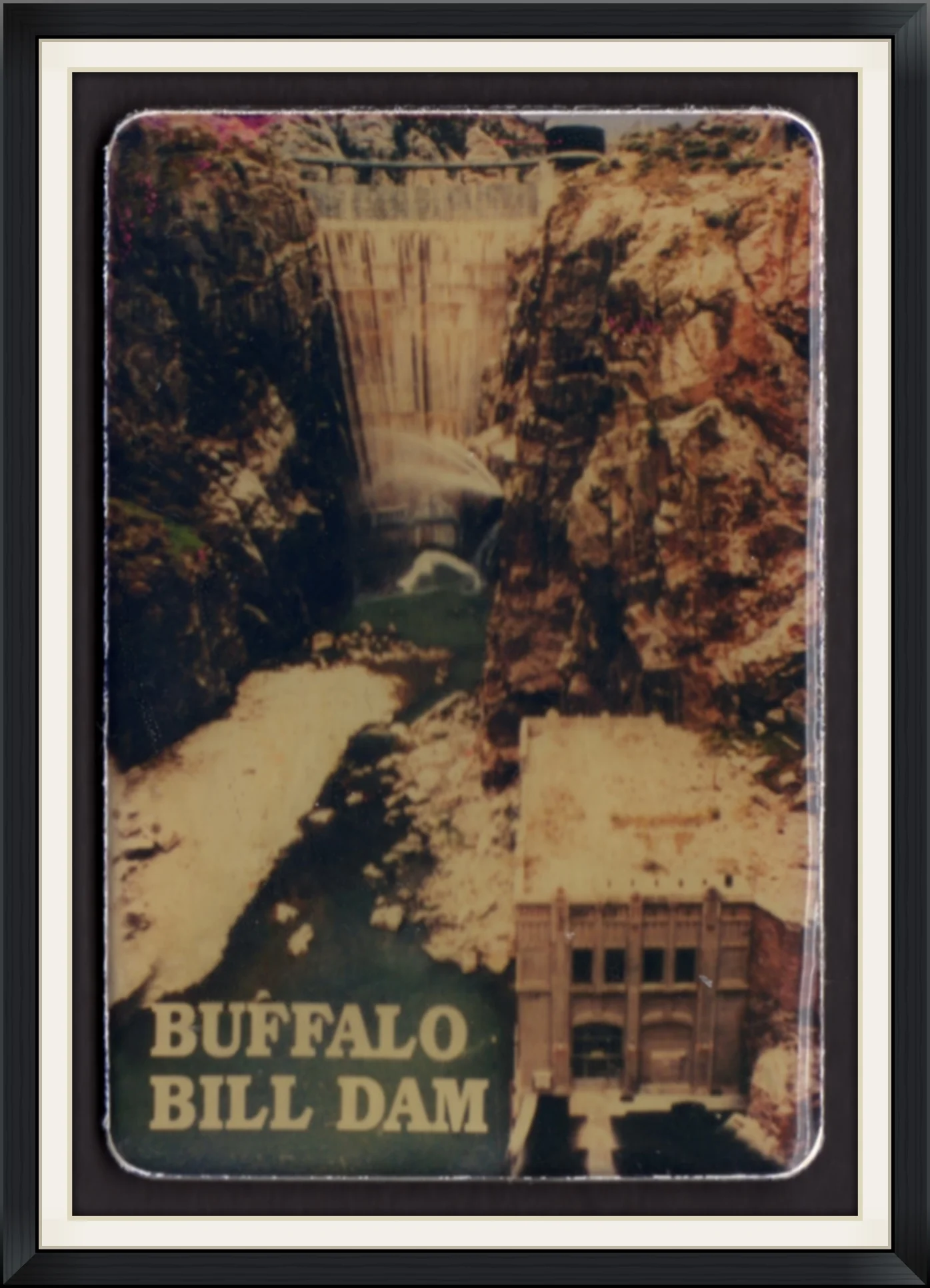 Buffalo Bill Dam - Plastic Magnet