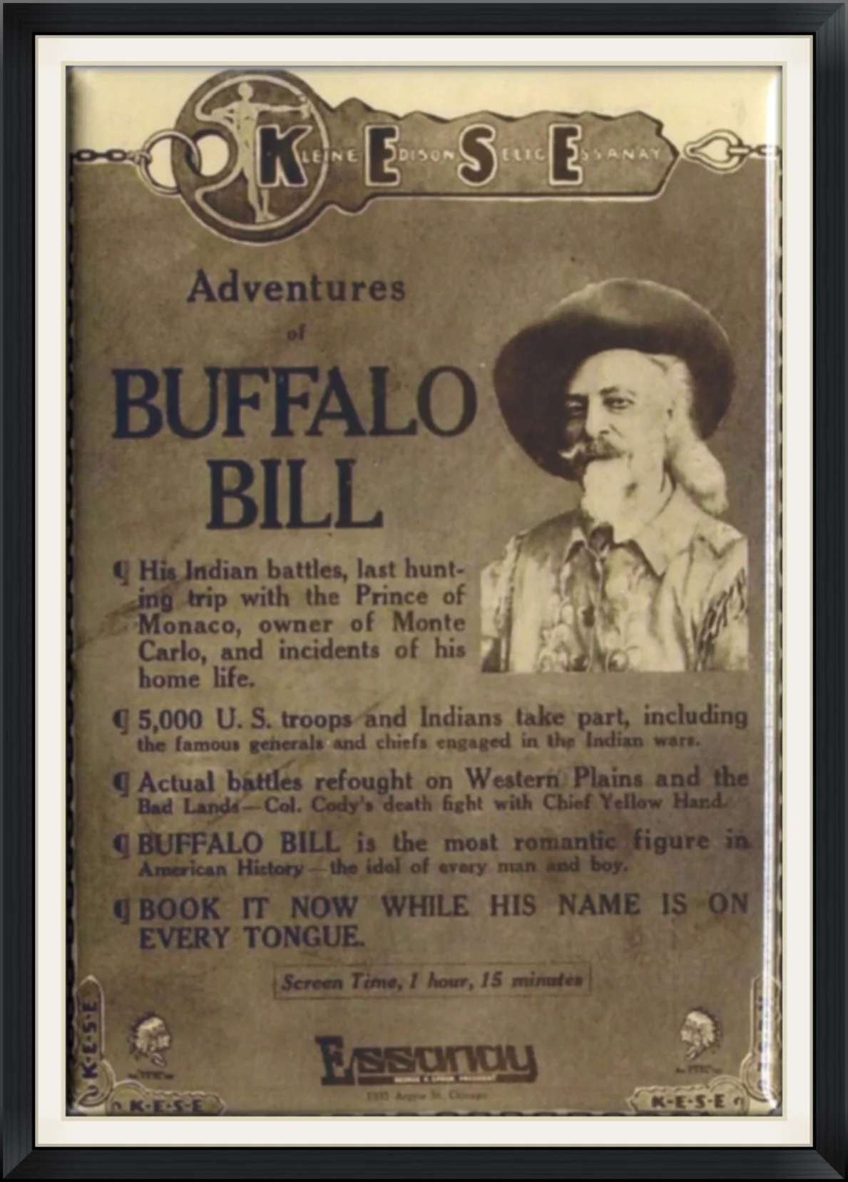 Adventures of Buffalo Bill - Metal Magnet