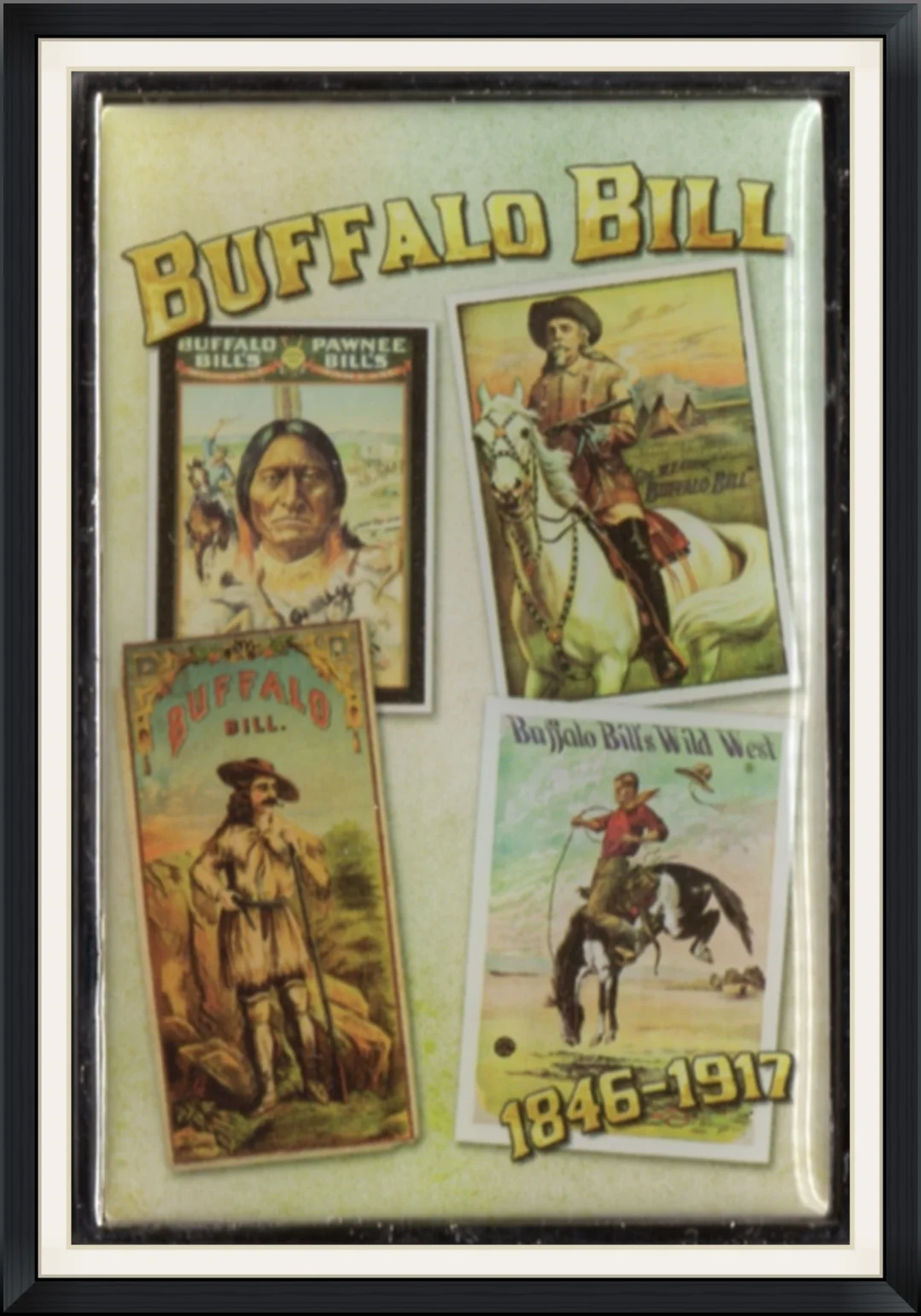 Buffalo Bill - 1846-1917 - Metal Magnet