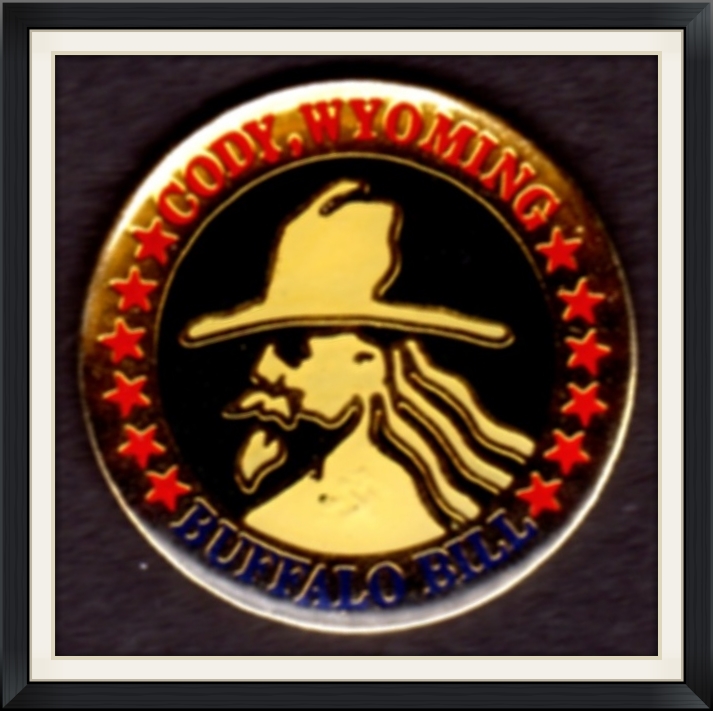 Cody, Wyoming - Buffalo Bill - Metal, Souvenir, Lapel Pin.