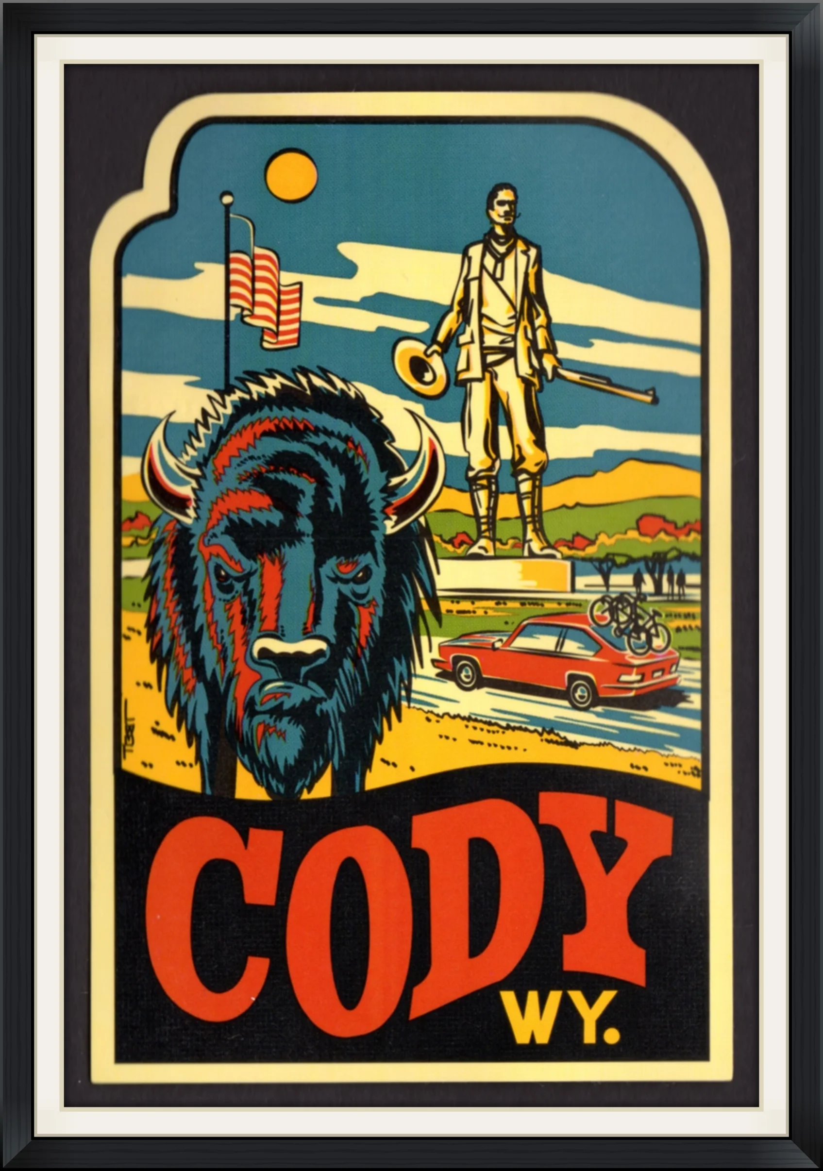 Cody, Wy. - #WY125 By Forever West - Travel, Souvenir Decal/Sticker