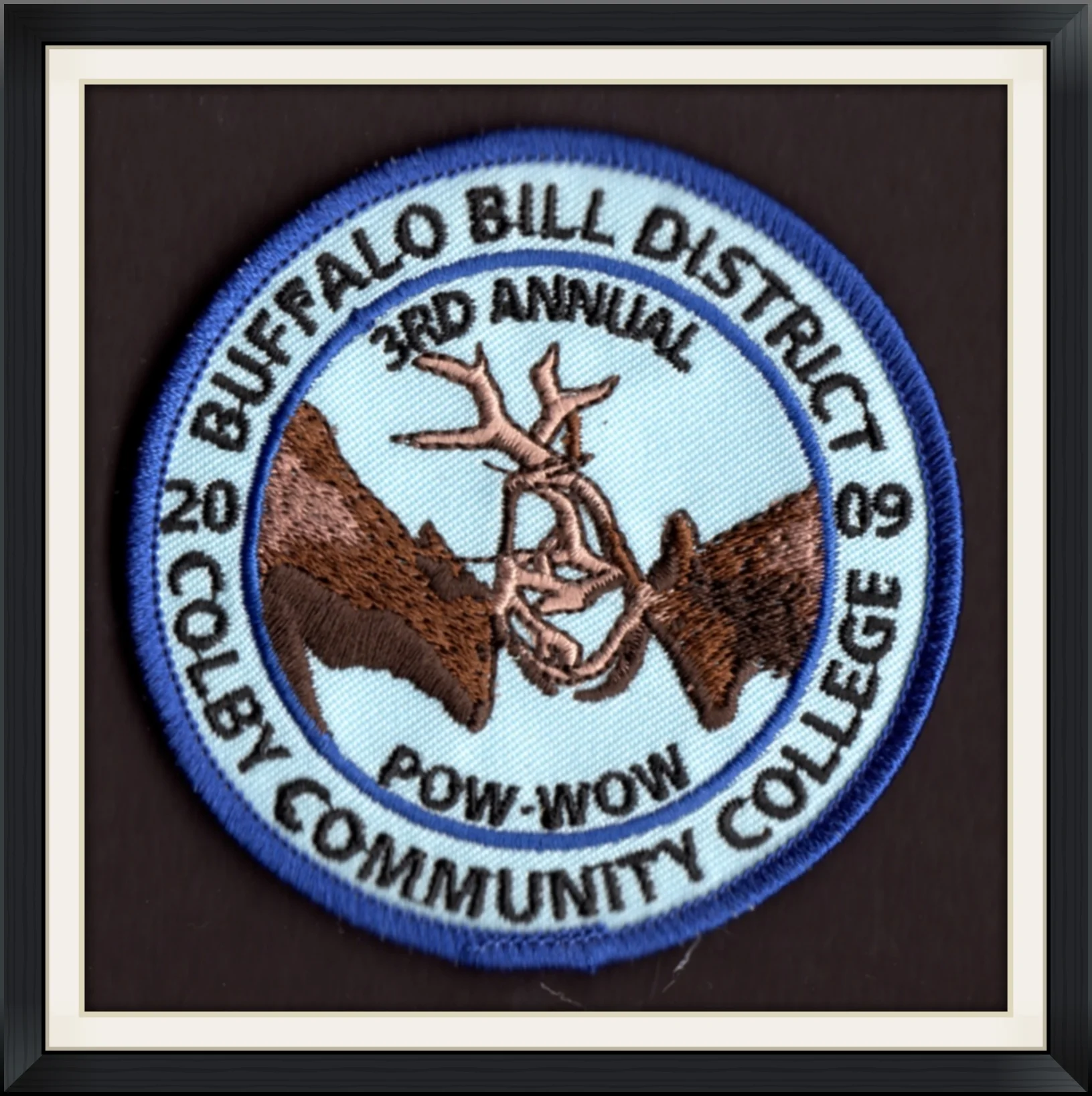 2009 - Buffalo Bill District - 3rd Annual Pow-Wow - Colby Community College - Embroidered Patch