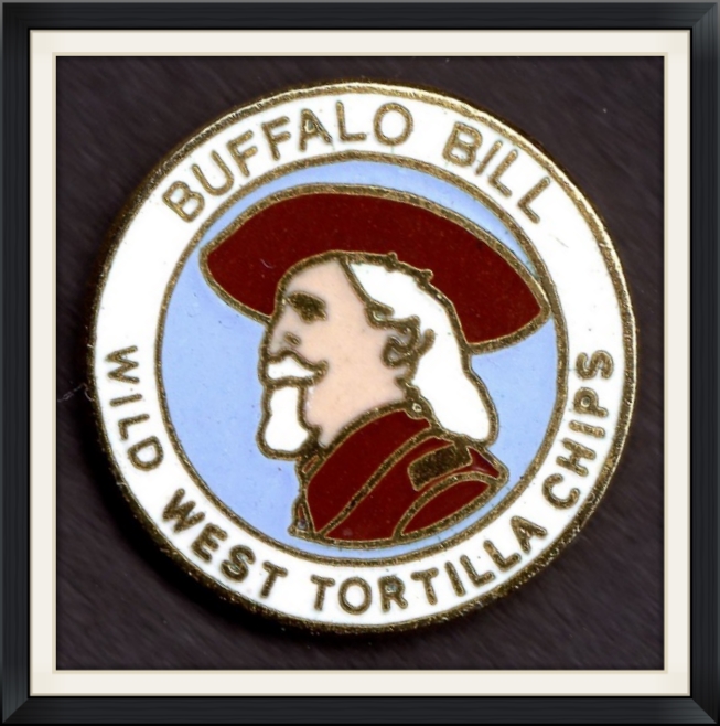 Buffalo Bill - Wild West Tortilla Chips - Metal, Lapel Pin