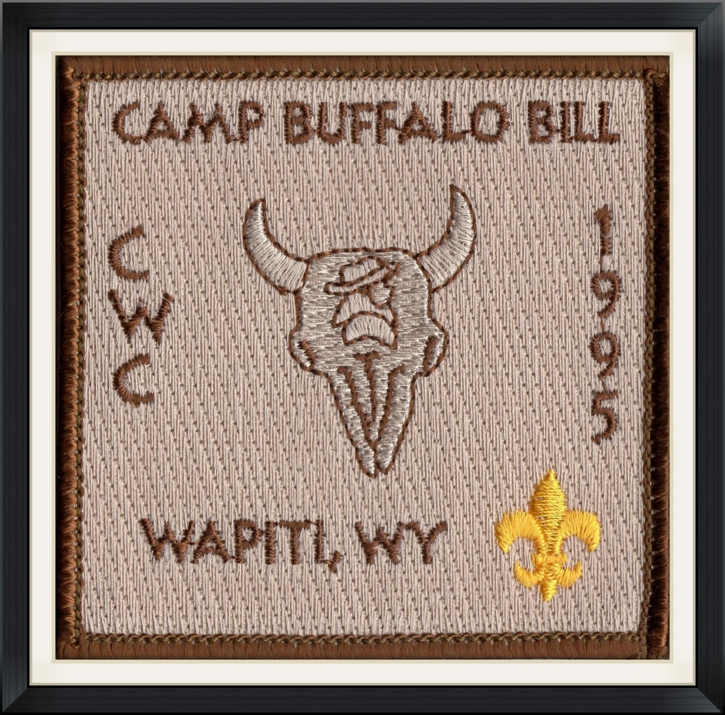 1995 - Camp Buffalo Bill - Central Wyoming Council (CWC) - Wapiti, WY - Embroidered Patch