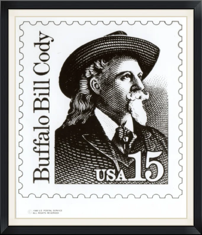 1988 - Buffalo Bill Cody - USA .15 Cents - United States Postal Service - Stamp Proof?