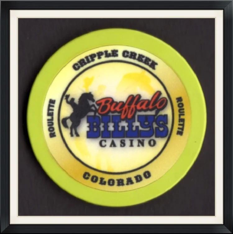 Buffalo Billy's Casino - Cripple Creek, Colorado - Roulette Gaming Token/Chip