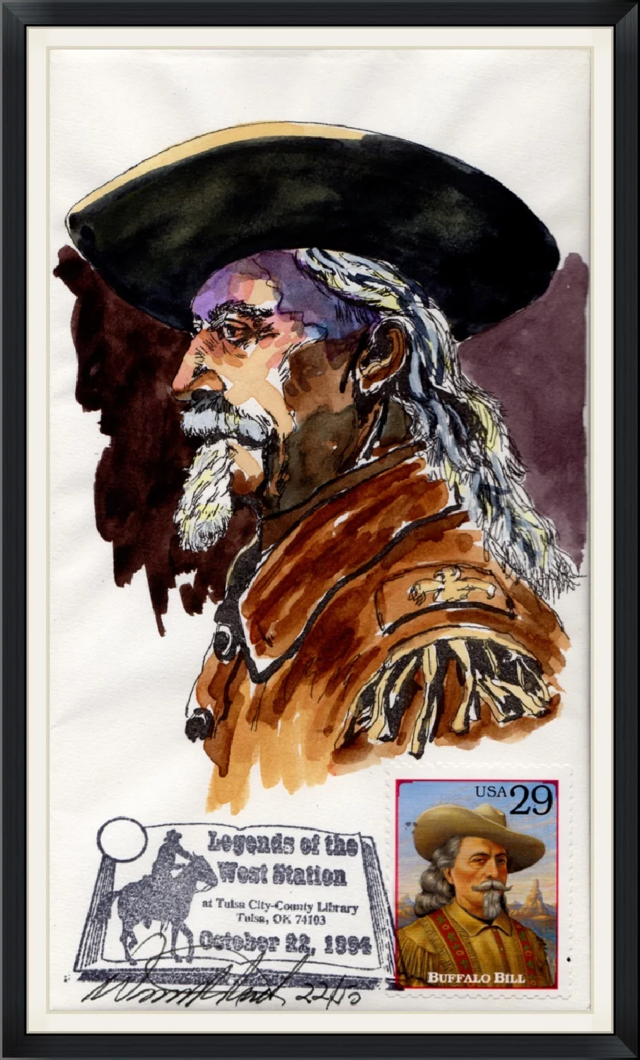 1994 - Legends of the West Station - First Day of Issue Cover/Envelope