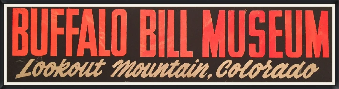 Buffalo Bill Museum - Lookout Mountain, Colorado - Travel, Souvenir Sticker