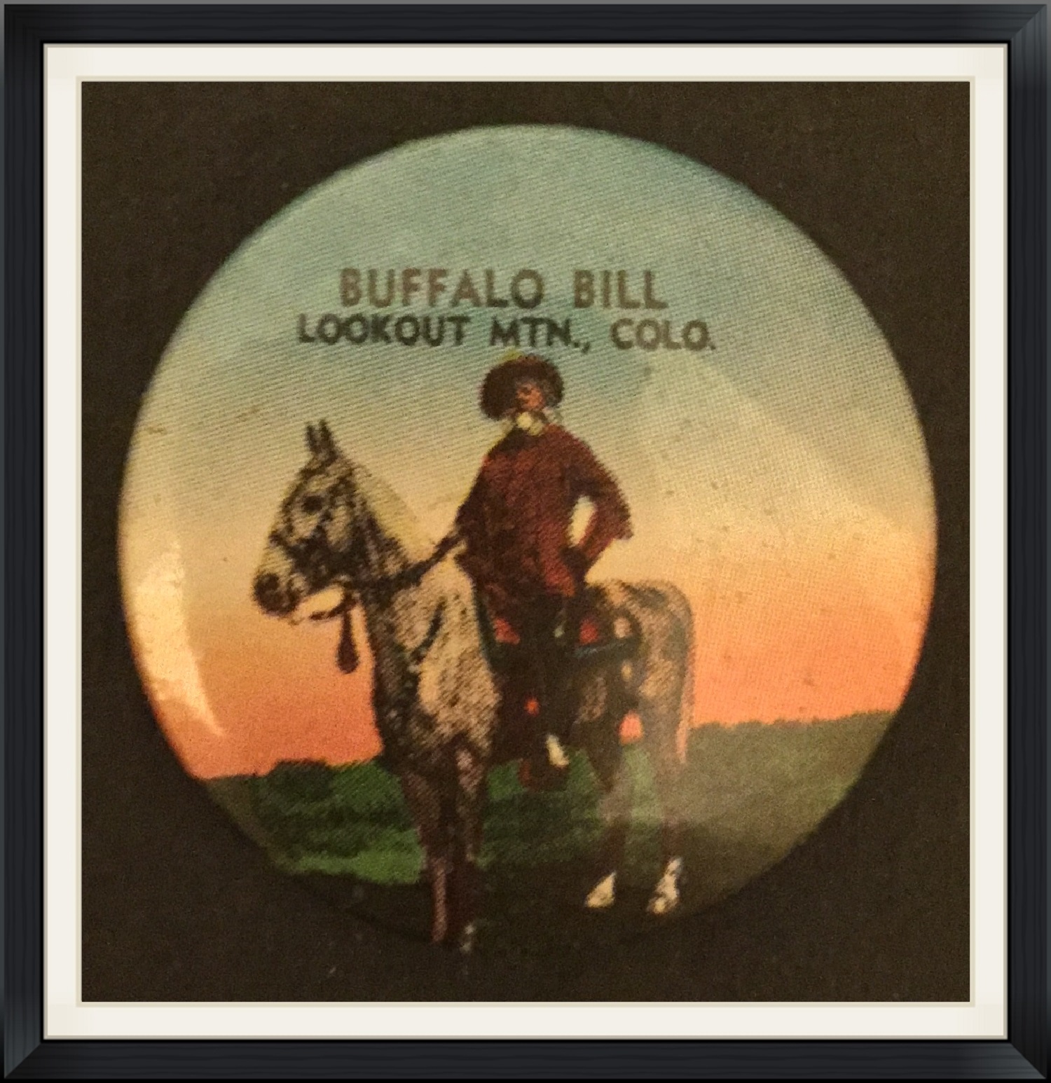 Buffalo Bill - Lookout Mountain, Colorado - Pinback Button