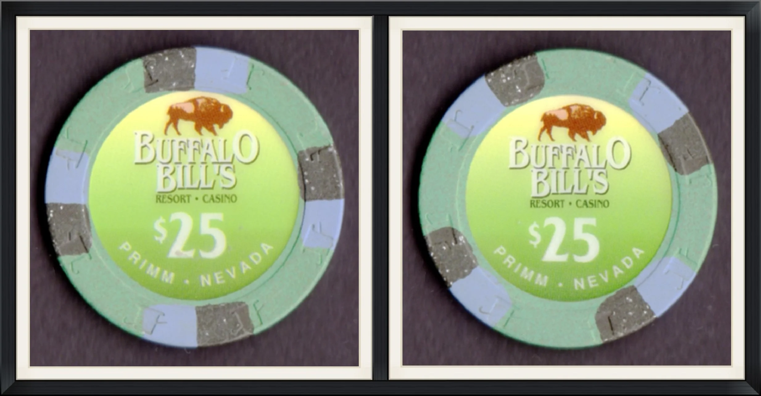 Buffalo Bill's Resort & Casino - $25 - Primm, Nevada - Gambling Chip/Token