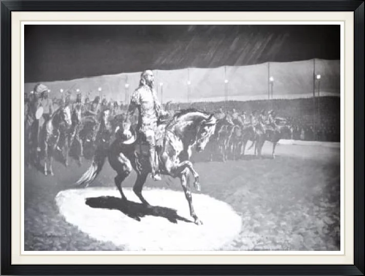Buffalo Bill in the Limelight by Frederic Remington - 16" X 20" Poster