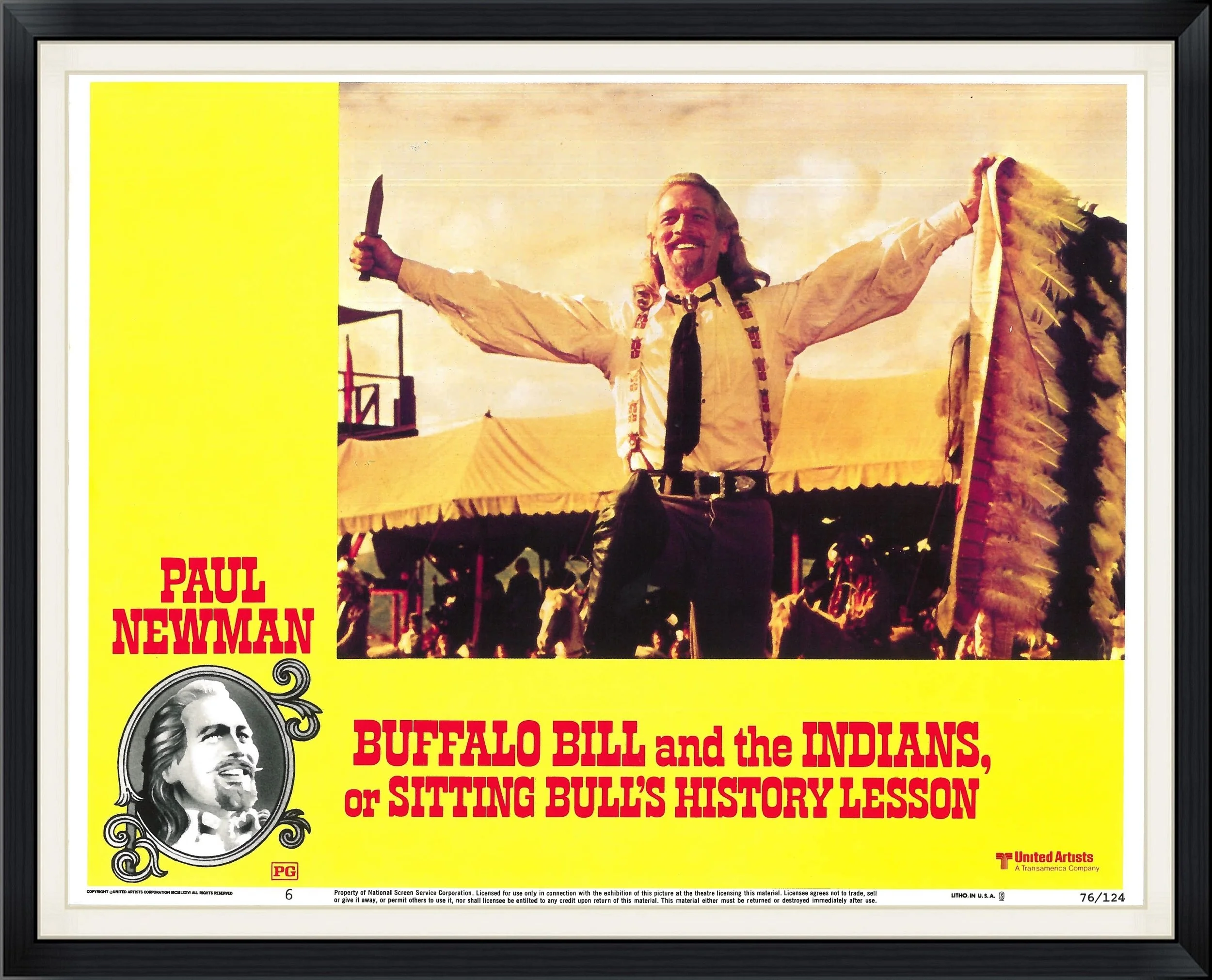Buffalo Bill and the Indians, or Sitting Bull's History Lesson - Paul Newman - #6 - 76/124 - Lobby Card