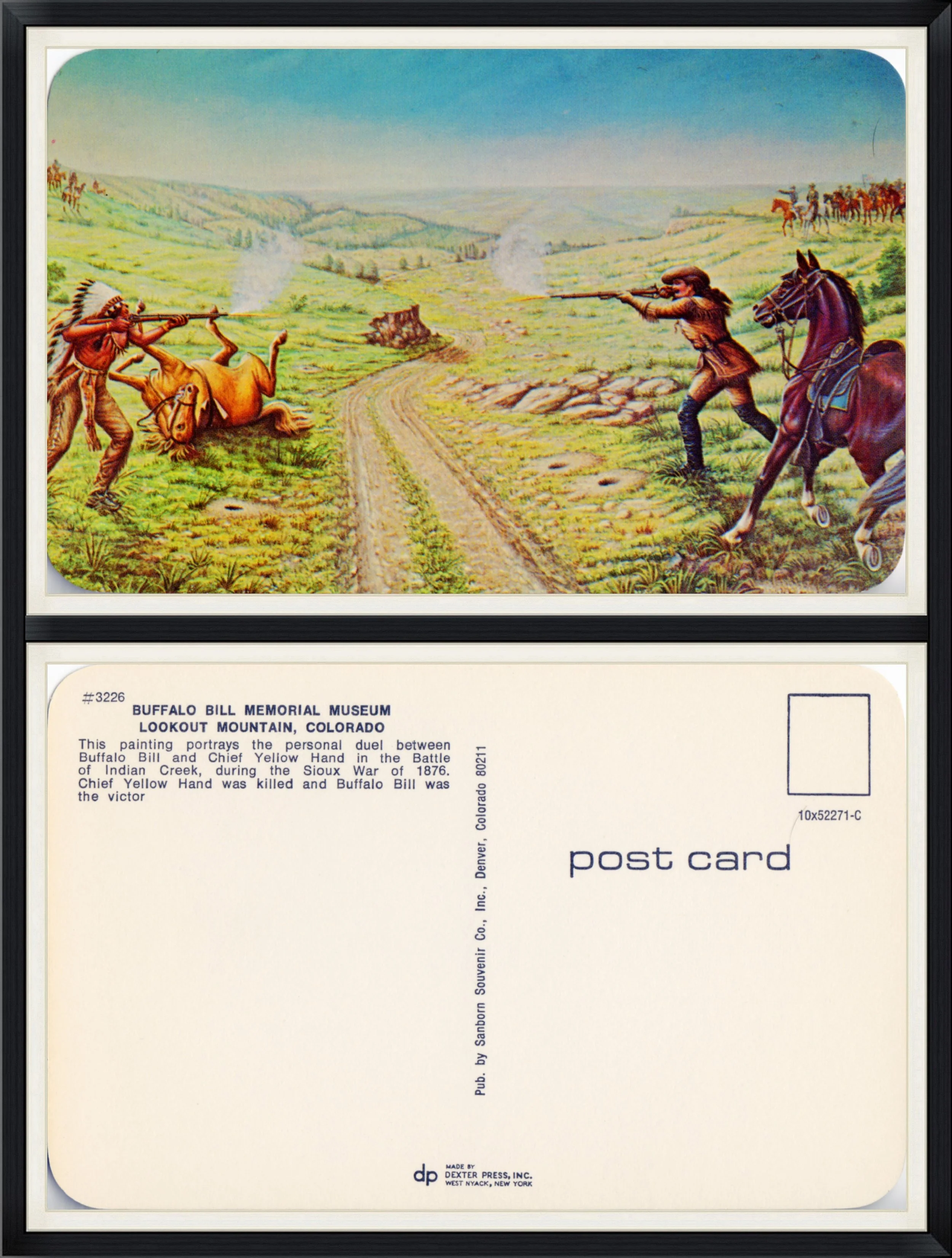Buffalo Bill Memorial Museum, Lookout Mountain, Colorado - #3226 - Printed Postcard