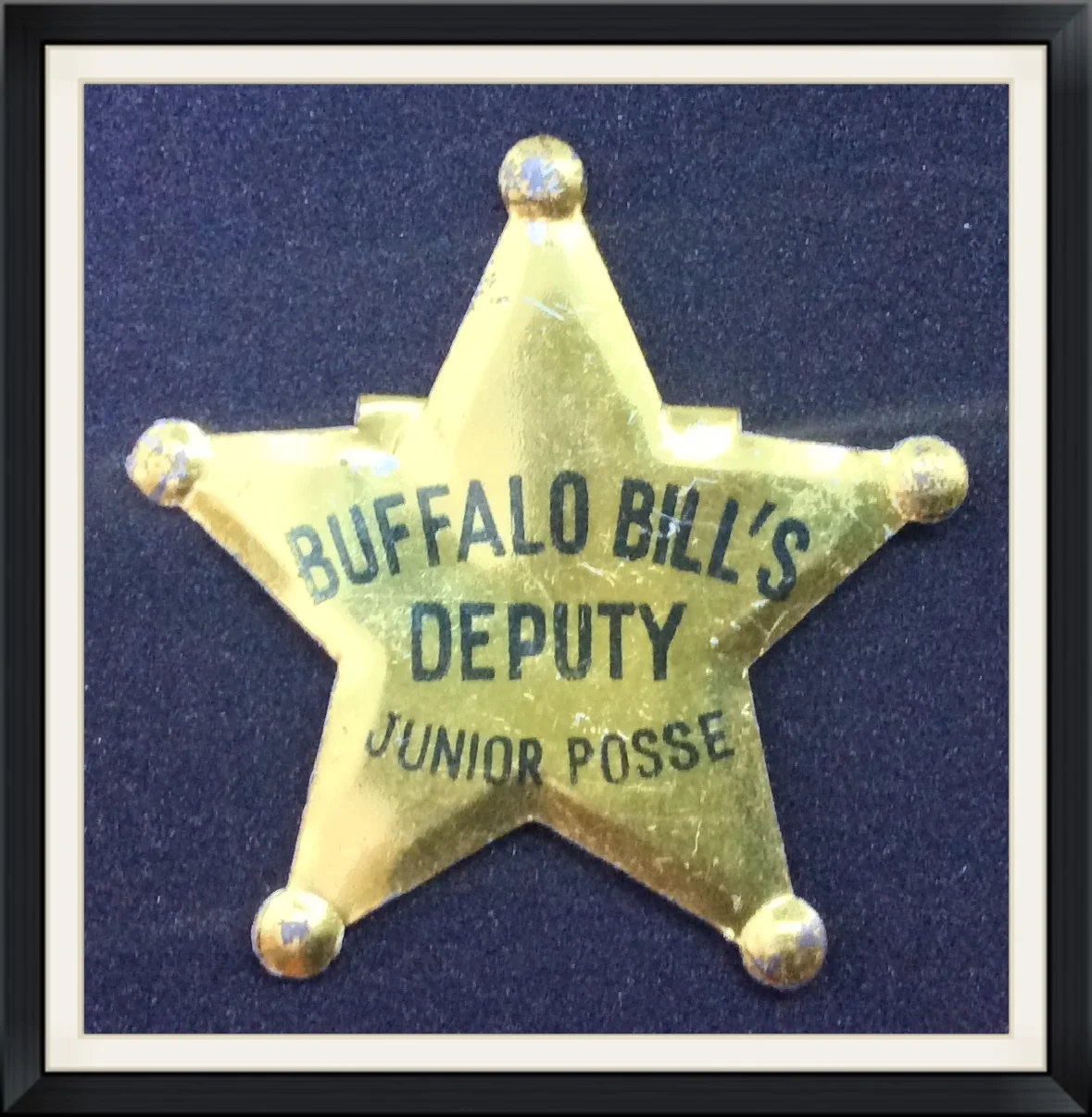 Buffalo Bill's Deputy Junior Posse - Golden Star - Badge
