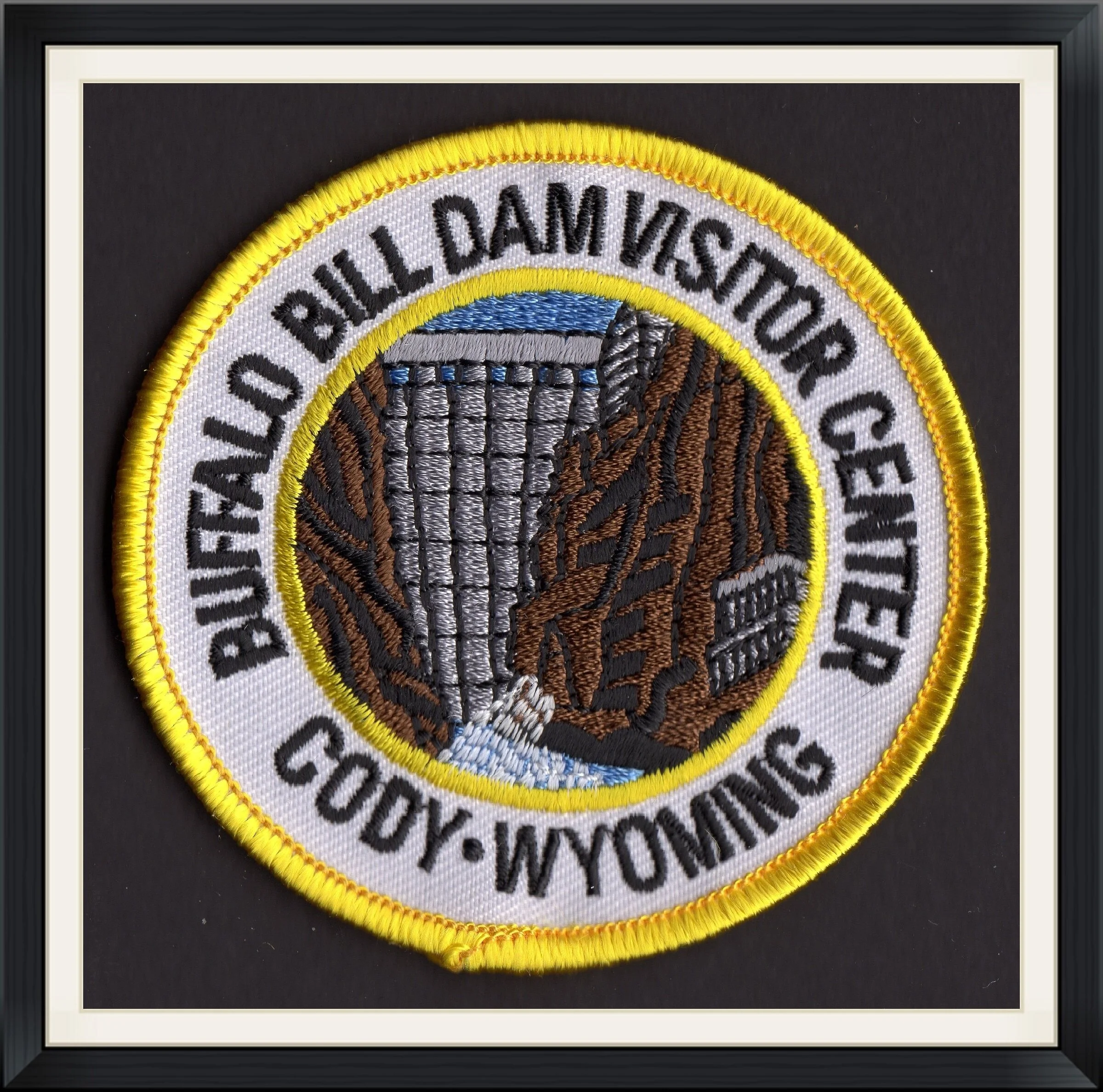 Buffalo Bill Dam Visitor Center - Cody, Wyoming - Embroidered, Travel, Souvenir Patch
