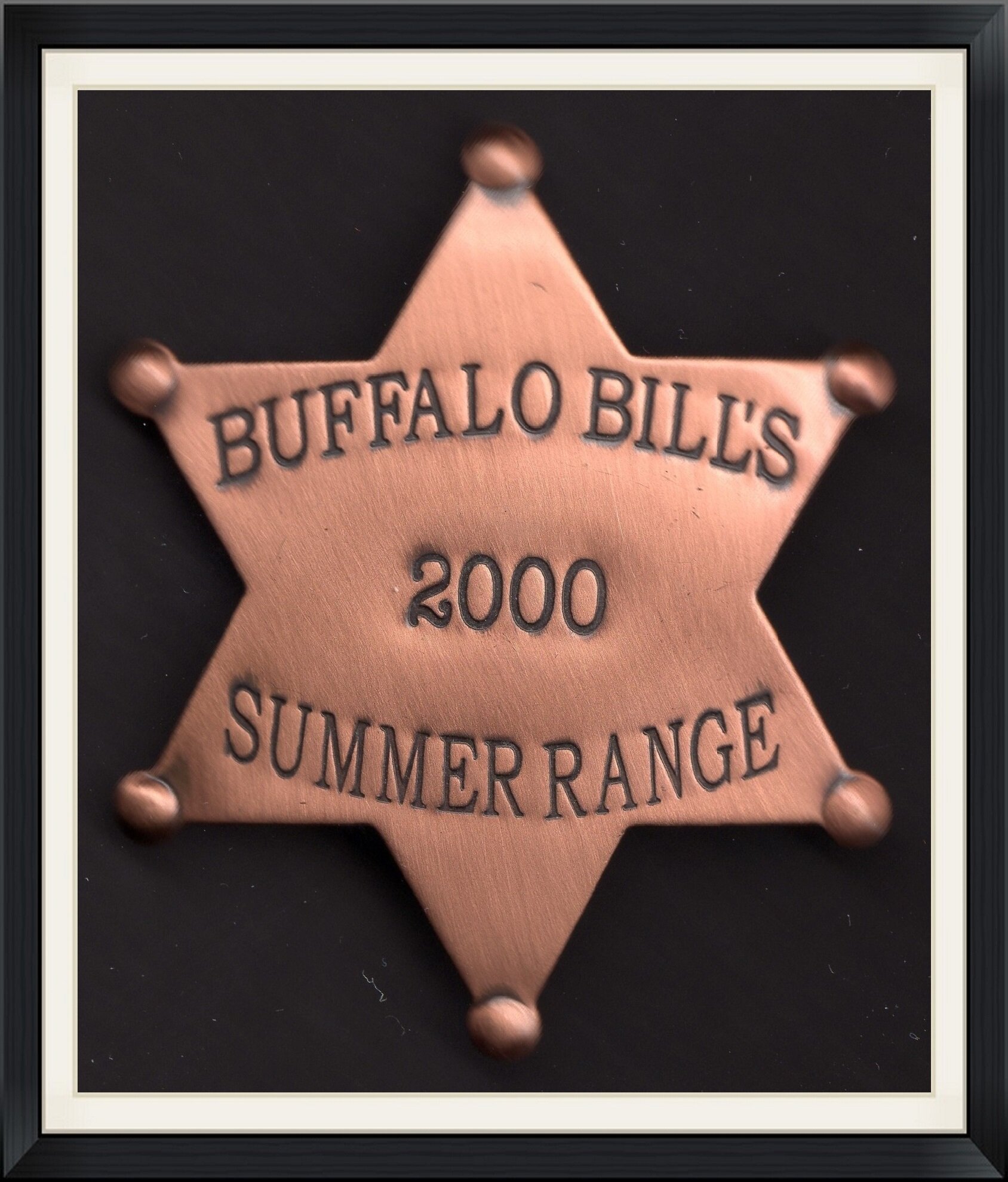 2000 - Buffalo Bill's Summer Range - Sheriff's Badge